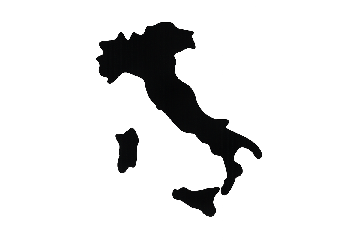 icona nera italia